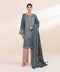 2 Piece - Embroidered Linen Suit